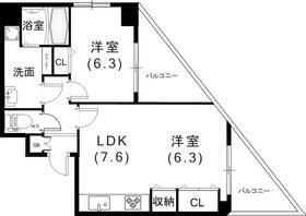 ロイヤルヒル神戸三ノ宮ＩＩ 11階 2LDK 賃貸物件詳細