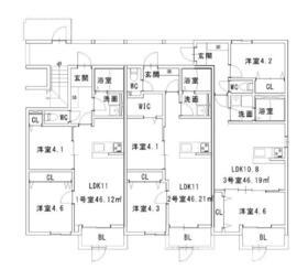 福岡県福岡市博多区麦野４ 3階建 