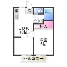 大阪府大阪狭山市今熊３ 金剛駅 1LDK アパート 賃貸物件詳細