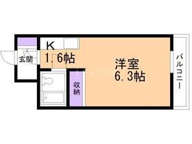 プレジール清田 5階 1K 賃貸物件詳細