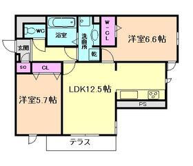 大阪府池田市五月丘１ 池田駅 2LDK アパート 賃貸物件詳細