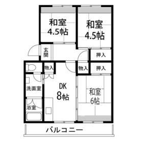 宮城県仙台市青葉区中山８ 3DK マンション 賃貸物件詳細