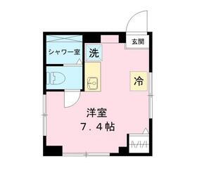 ヴィラ・コクシネル 2階 ワンルーム 賃貸物件詳細