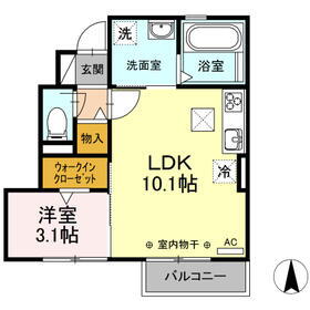 サンゴールド３２０ 1階 1LDK 賃貸物件詳細