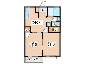 神奈川県横須賀市津久井３ 津久井浜駅 2DK アパート 賃貸物件詳細