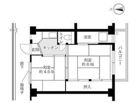 ビレッジハウス千秋２号棟 3階 2K 賃貸物件詳細