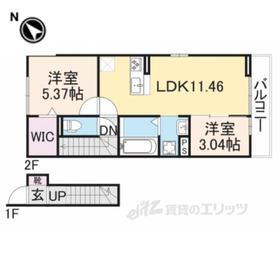 滋賀県大津市本堅田４ 堅田駅 2LDK アパート 賃貸物件詳細