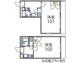 レオパレスＭ＆ＭＩＩ 2階 1K 賃貸物件詳細