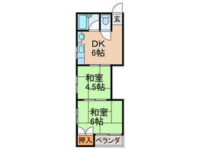 ジュネスあびこ 4階 2DK 賃貸物件詳細