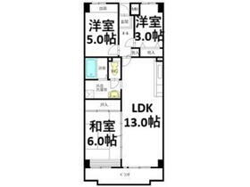 アーバンドエル杁中 5階 3LDK 賃貸物件詳細