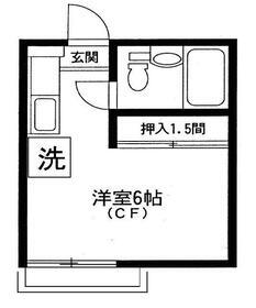 小日向アパートメント 2階 ワンルーム 賃貸物件詳細