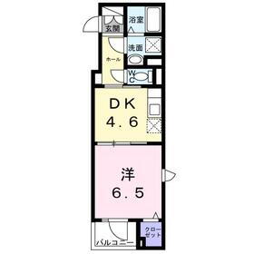 カーサ　ミルテ 2階 1DK 賃貸物件詳細
