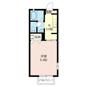 コモンシティー 1階 1K 賃貸物件詳細