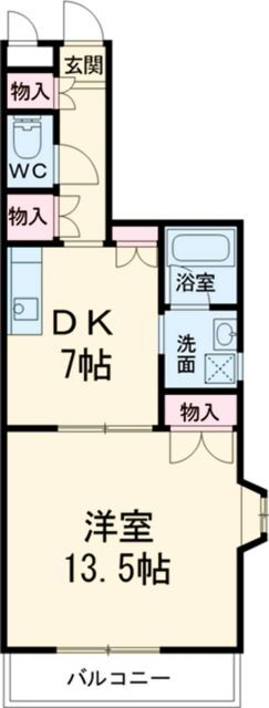 セントラル香久山 3階 1DK 賃貸物件詳細