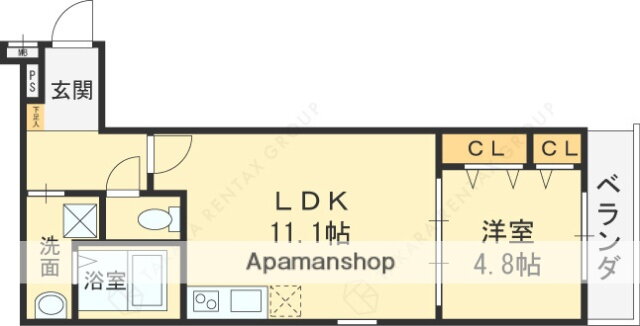 大阪府柏原市法善寺１ 法善寺駅 1LDK アパート 賃貸物件詳細