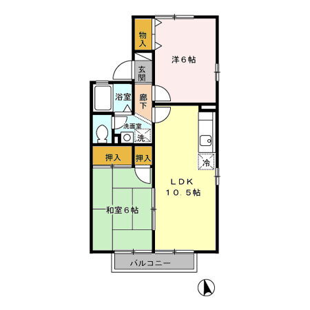 宮崎県宮崎市大字恒久 南宮崎駅 2LDK アパート 賃貸物件詳細