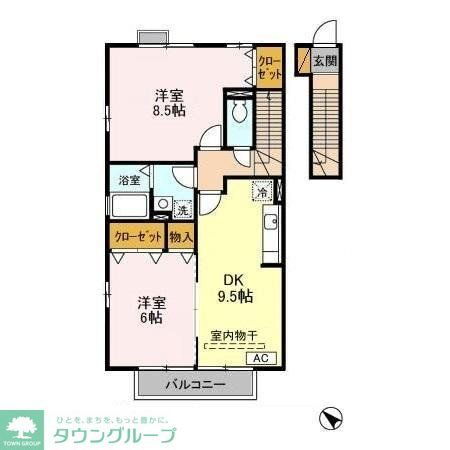 千葉県習志野市鷺沼台３ 京成津田沼駅 2DK アパート 賃貸物件詳細
