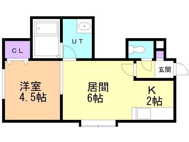 北海道札幌市豊平区月寒東一条１５ 福住駅 1LDK アパート 賃貸物件詳細