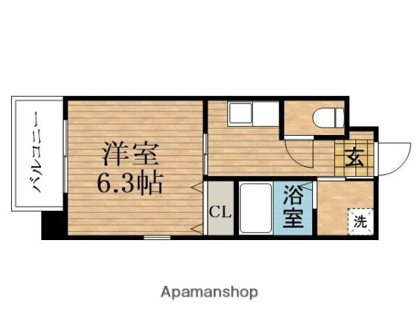 大阪府大阪市中央区上町１ 谷町四丁目駅 1K マンション 賃貸物件詳細