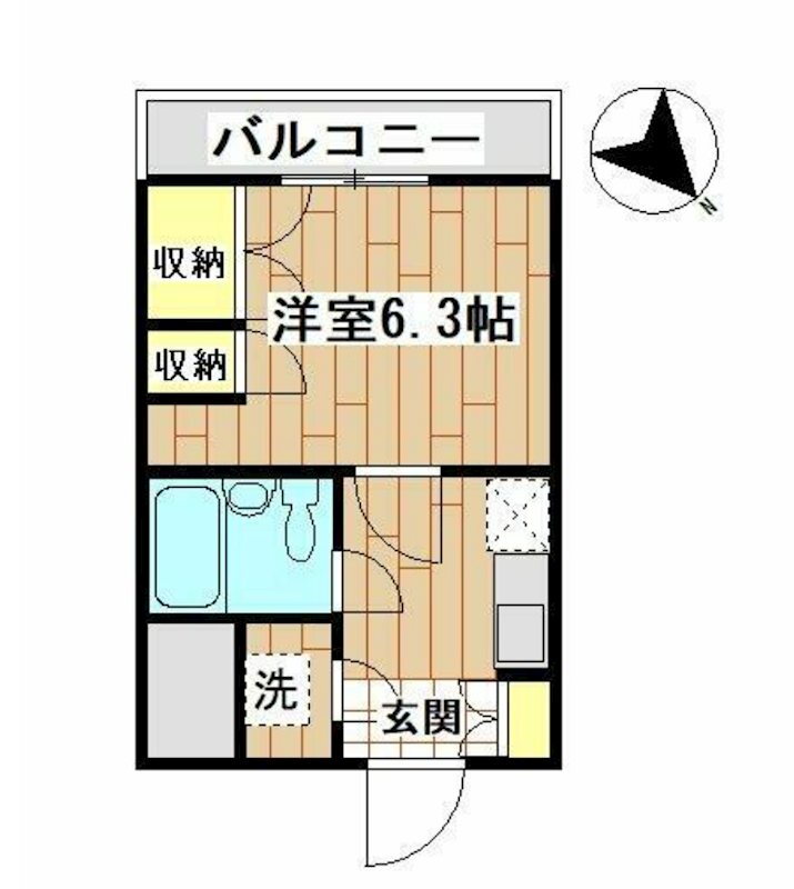 神奈川県横浜市神奈川区菅田町 片倉町駅 1K アパート 賃貸物件詳細