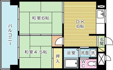 福岡県北九州市小倉北区三郎丸３ 片野駅 2DK マンション 賃貸物件詳細