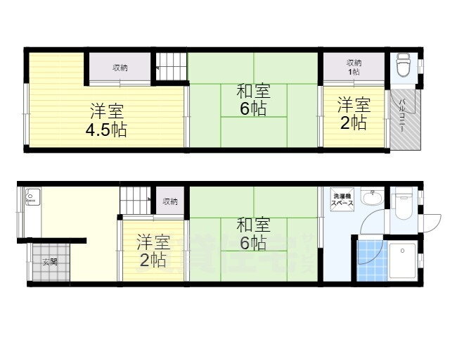 大阪府堺市堺区香ヶ丘町４ 浅香山駅 5K 一戸建て 賃貸物件詳細