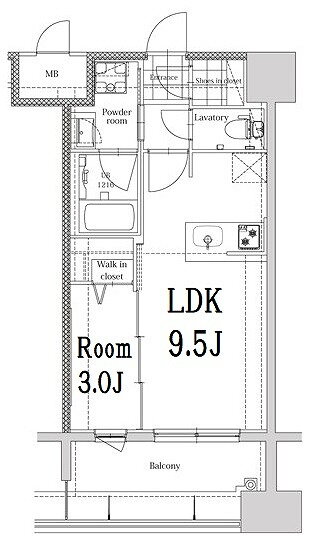 福岡県福岡市博多区千代１ 千代県庁口駅 1LDK マンション 賃貸物件詳細