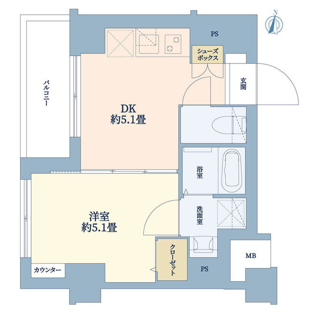 東京都目黒区目黒本町１ 学芸大学駅 1DK マンション 賃貸物件詳細