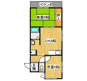 すみれハイツ 1階 2LDK 賃貸物件詳細