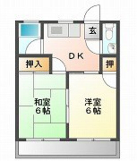 岡山県岡山市北区今保 庭瀬駅 2DK アパート 賃貸物件詳細