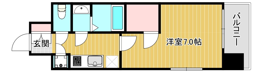 大阪府大阪市浪速区稲荷１ ＪＲ難波駅 1K マンション 賃貸物件詳細
