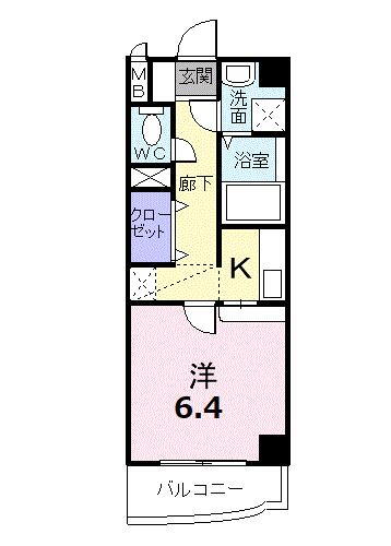 福岡県福岡市城南区友丘２ 六本松駅 1K マンション 賃貸物件詳細
