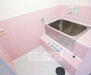 コーポラス城南 ピンクのタイルのお風呂！