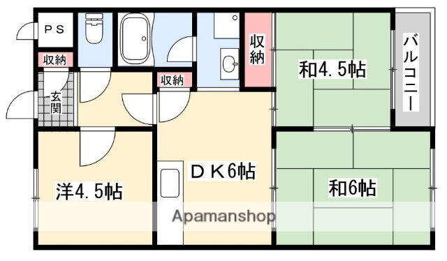 大阪府枚方市宮之阪４ 宮之阪駅 3DK マンション 賃貸物件詳細