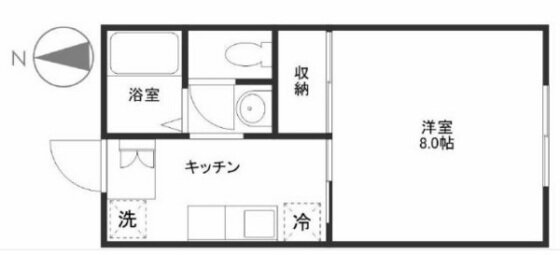 岡山県岡山市北区広瀬町 1K アパート 賃貸物件詳細