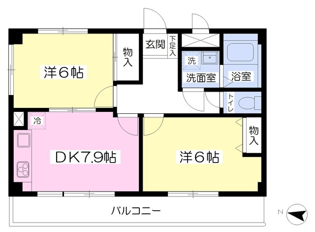 埼玉県飯能市大字青木 東飯能駅 2DK マンション 賃貸物件詳細