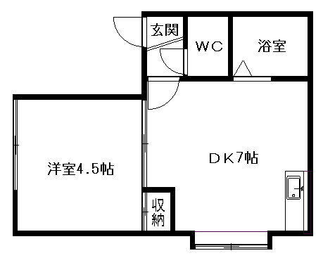 北海道札幌市中央区南五条西１１ 西１１丁目駅 1DK アパート 賃貸物件詳細