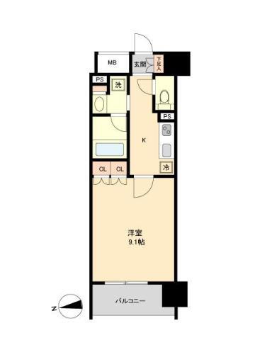 宮城県仙台市宮城野区鉄砲町中 仙台駅 1K マンション 賃貸物件詳細