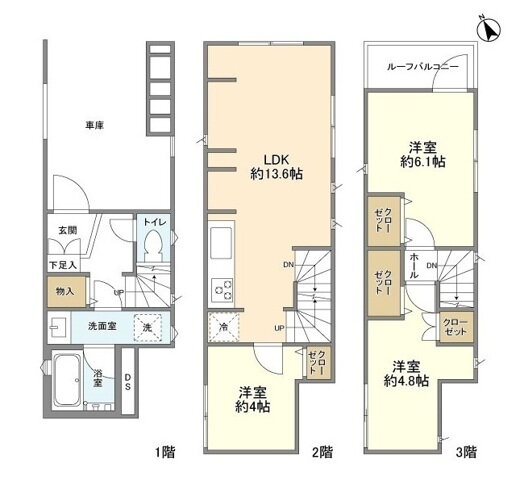 Ｋｏｌｅｔ本蓮沼♯０３ 3LDK 賃貸物件詳細