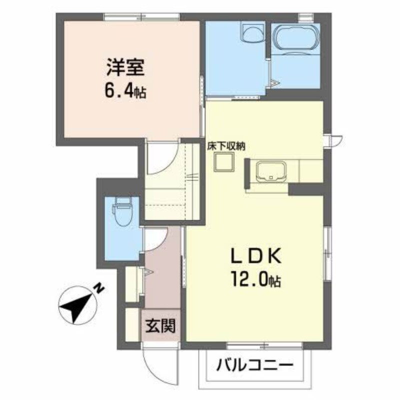 宮城県多賀城市笠神４ 下馬駅 1LDK アパート 賃貸物件詳細