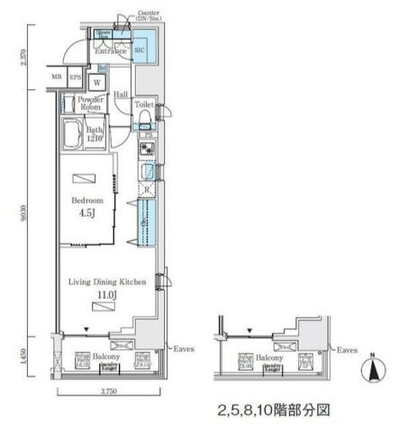東京都台東区松が谷２ 稲荷町駅 1LDK マンション 賃貸物件詳細