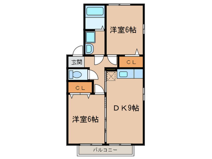 愛知県豊田市大林町２ 三河豊田駅 2DK アパート 賃貸物件詳細