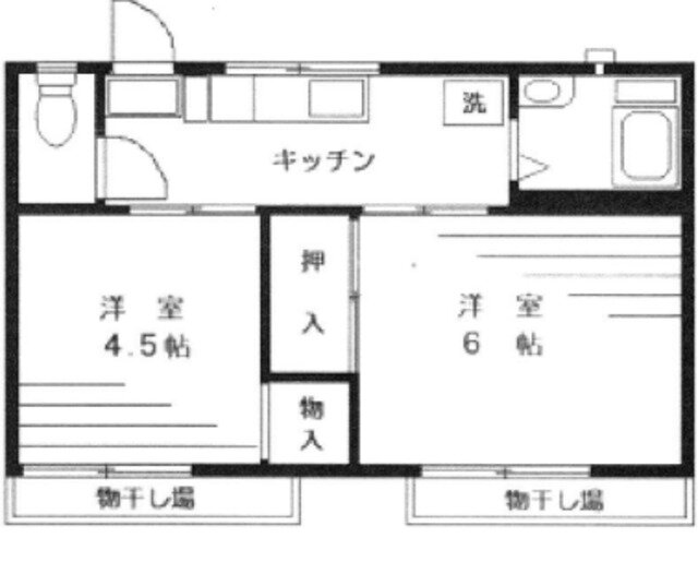 埼玉県戸田市中町１ 西川口駅 2K アパート 賃貸物件詳細