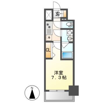 愛知県名古屋市中村区亀島１ 亀島駅 1K マンション 賃貸物件詳細