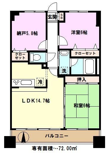 埼玉県戸田市大字新曽 北戸田駅 2SLDK マンション 賃貸物件詳細