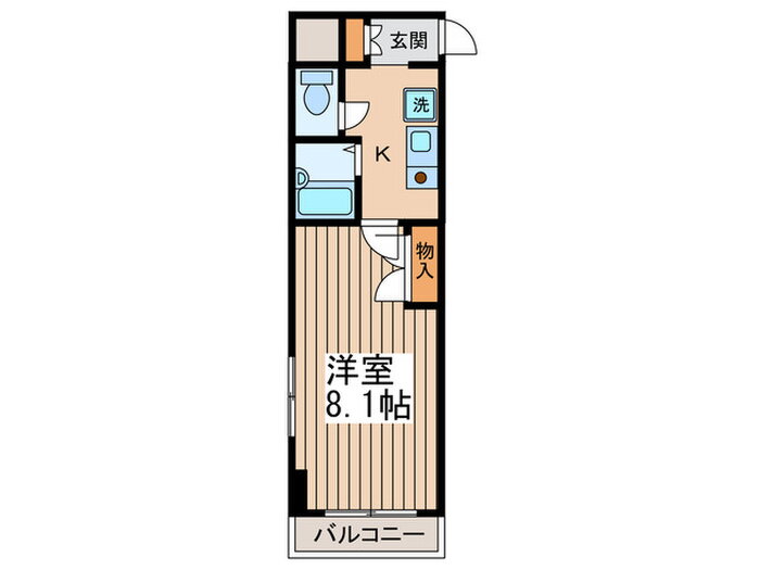 東京都府中市府中町２ 府中駅 1K マンション 賃貸物件詳細