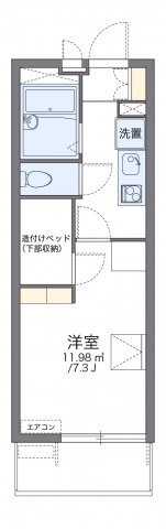 レオパレスグラシアス 2階 1K 賃貸物件詳細