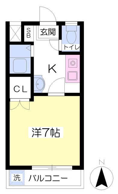 東京都調布市緑ケ丘２ 仙川駅 1K アパート 賃貸物件詳細