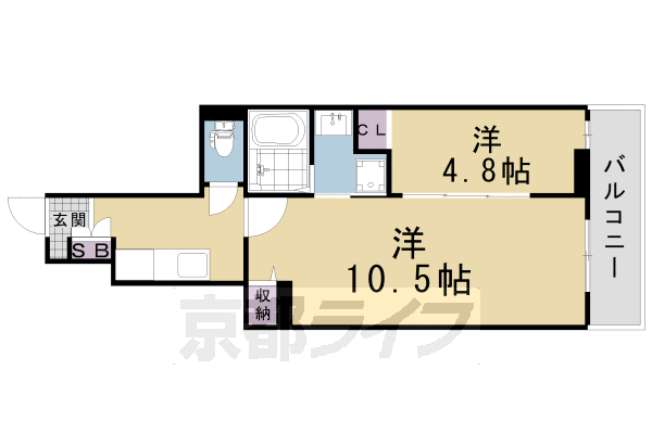 京都府京都市伏見区深草大亀谷東久宝寺町 ＪＲ藤森駅 2K アパート 賃貸物件詳細