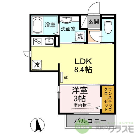 大阪府茨木市西中条町 茨木駅 1LDK アパート 賃貸物件詳細